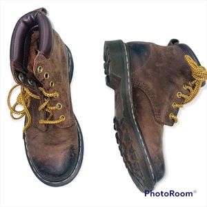 Vintage Doc Martens Brown Oiled Boots 5
